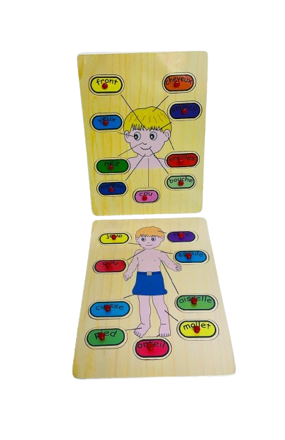 Puzzle en bois : Le corps Humain