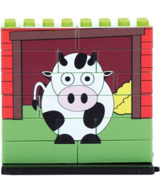 Puzzle Up Display Farm animals 8 pieces