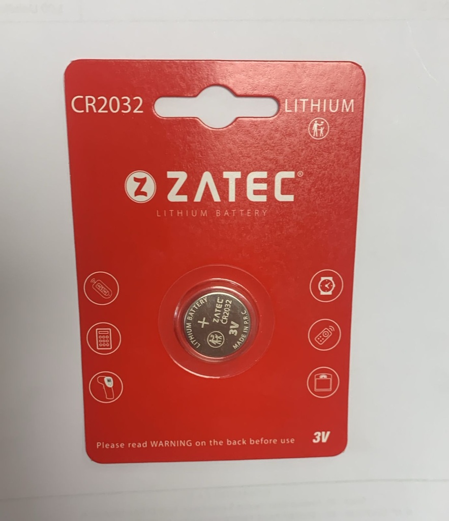 Zatec Pile Bouton 3V CR2032