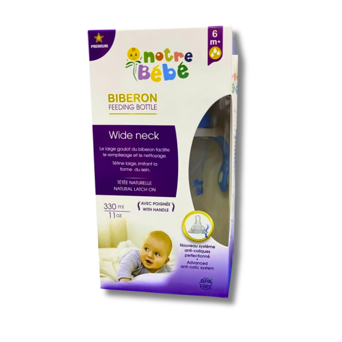 Biberon Wide Neck 330Ml A Poignee   