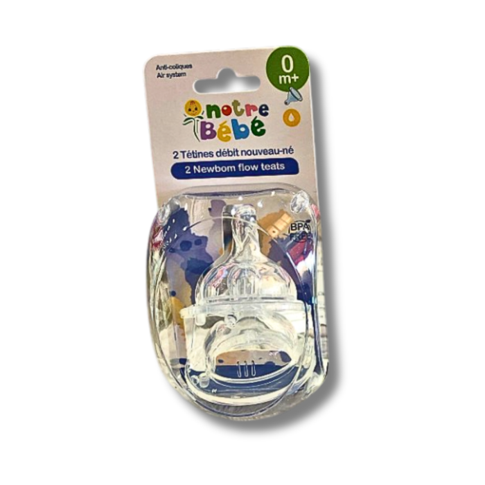 Tetines En Silicone X 2 N/B Small