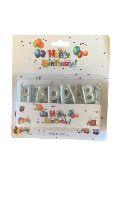Bougie Happy Birthday