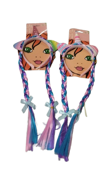 Serre Tête Avec Tresses Unicorne