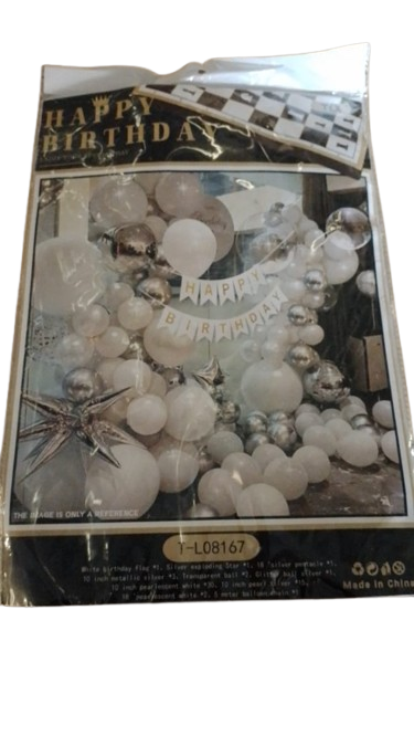 Kit Ballon de fête Happy Birthday