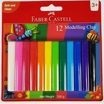 12Pâte à modeler f.c 200 gm 
