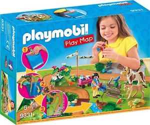 Cavaliers poneys avec Support de Jeu