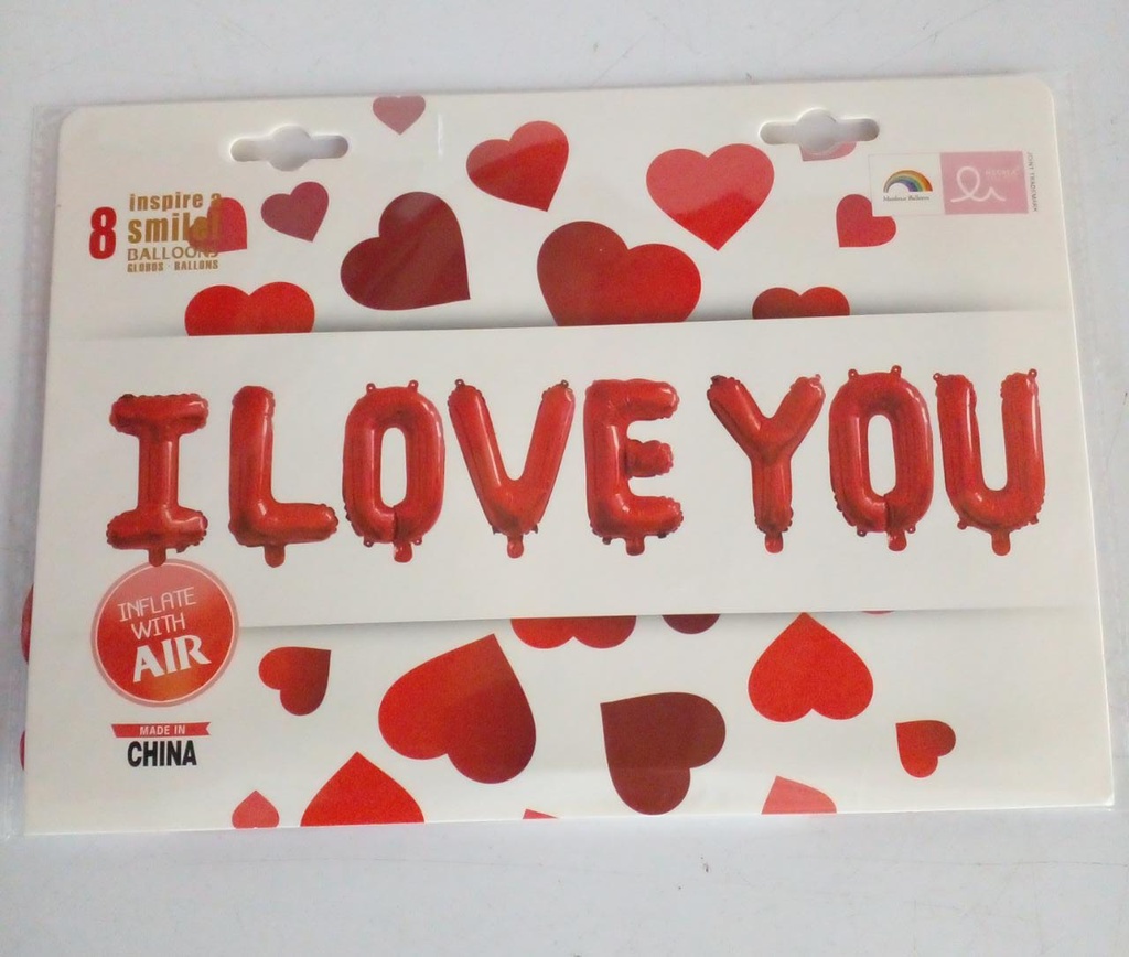 FOIL BALLON I LOVE YOU 