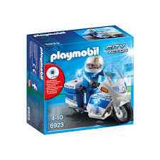 Moto Policier Avec Gyrophare