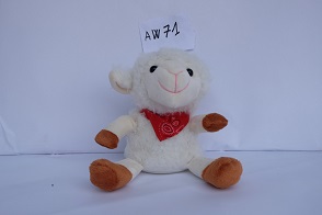 Peluche mouton avec foulard CH