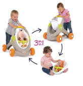 Poussette poupée Minikiss 3 en 1
