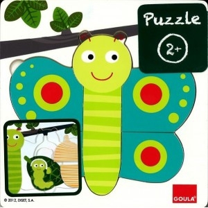 PUZZLE 3 NIVEAU PAPILLON