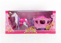 Carrosse de Princesse avec Cheval