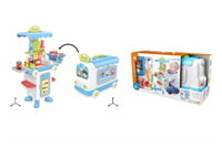 Supermarché et bus transformable 2 en 1