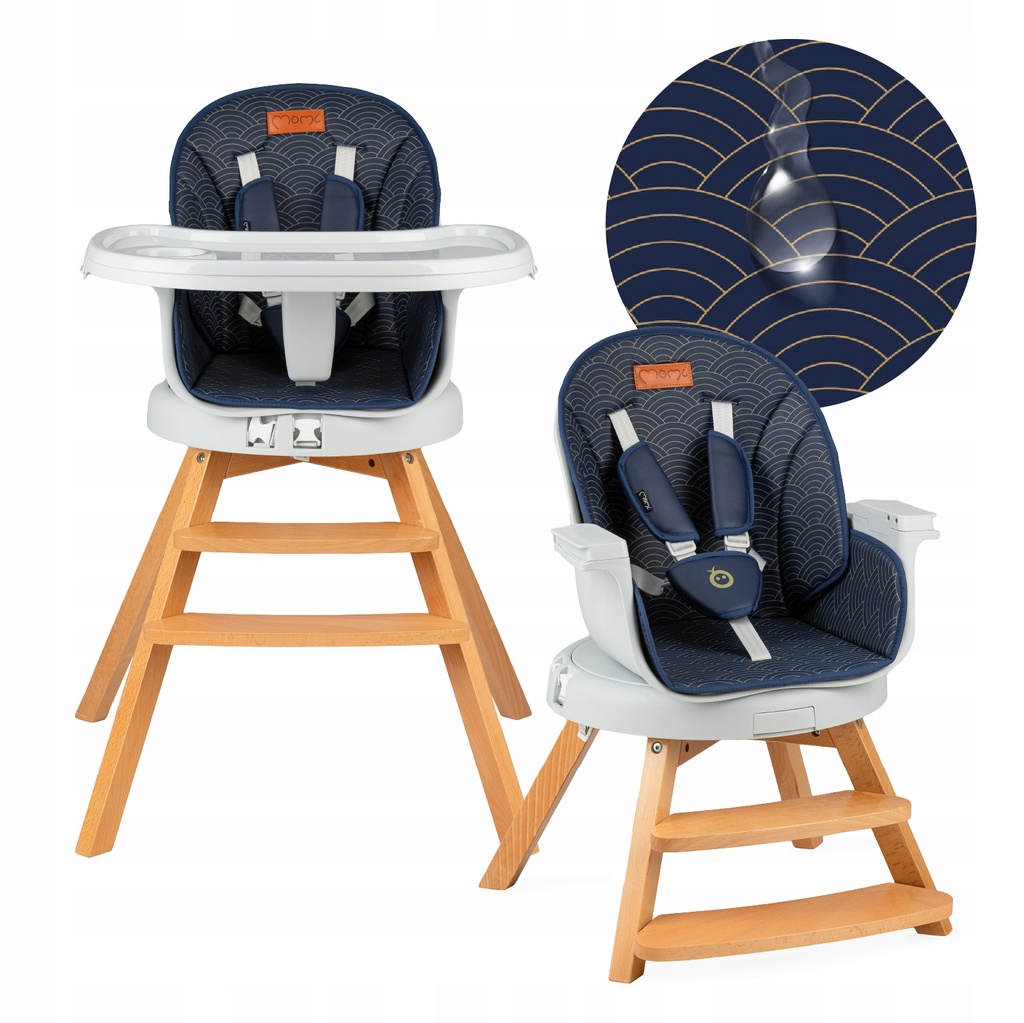 Chaise haute en bois MoMi WOODI