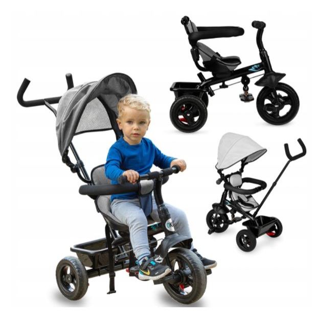 Tricycle bébé QKIDS MILA Gris