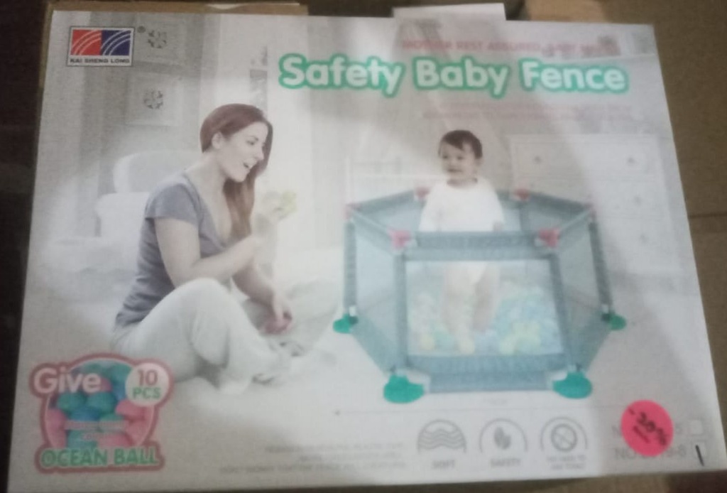 Parc Bébé Pliable avec 10 Balles