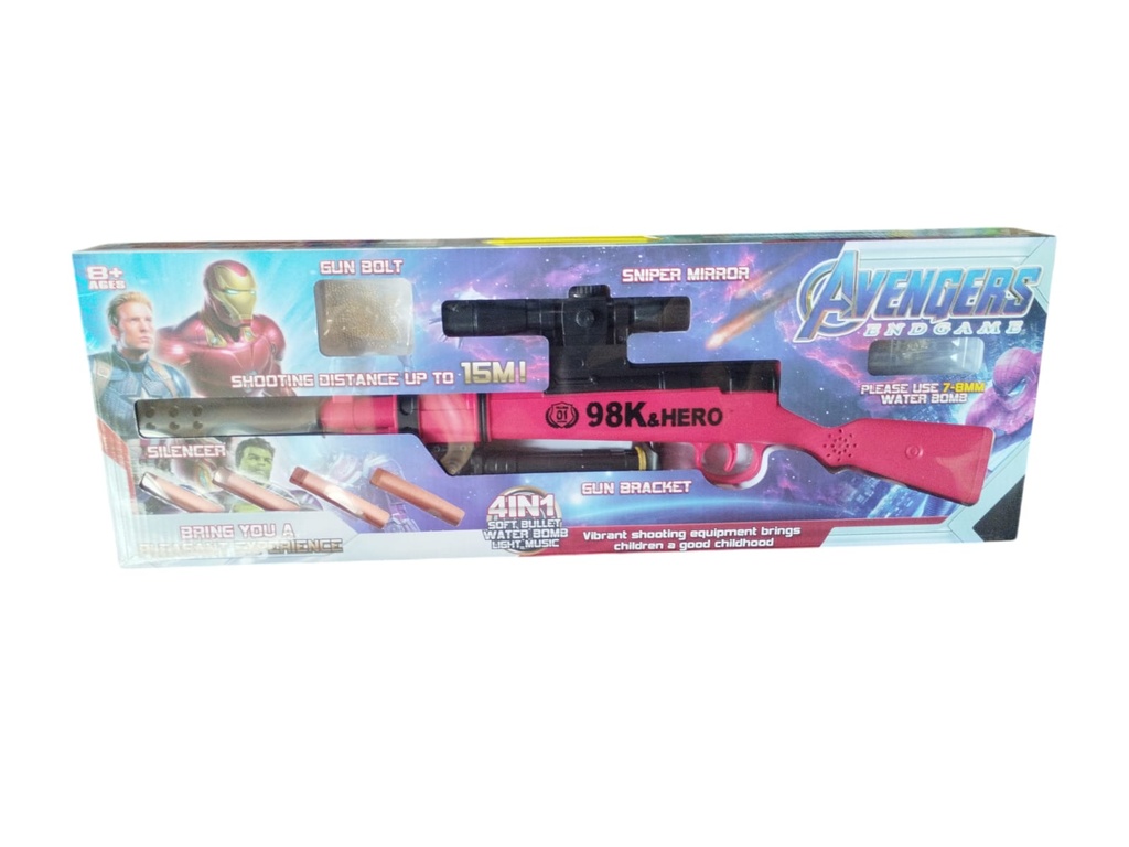 Pistolet 4 en 1 Avengers
