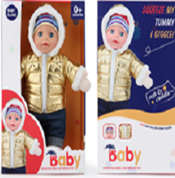 Poupée avec Jacket dorée