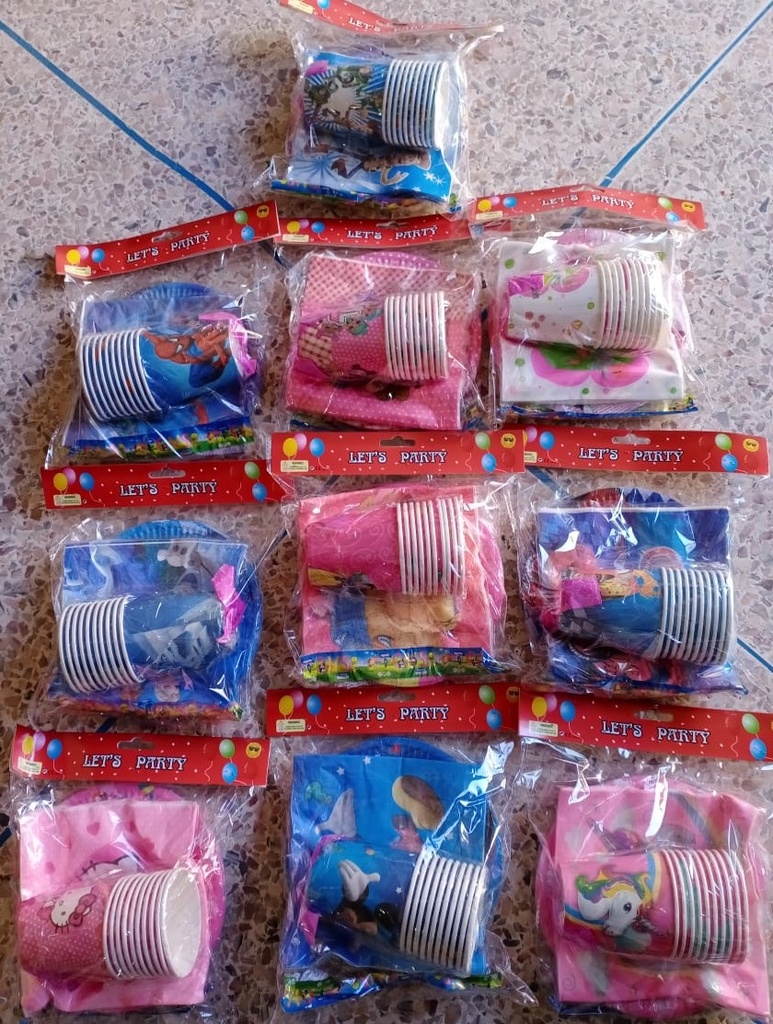 Pack anniversaire thème divers