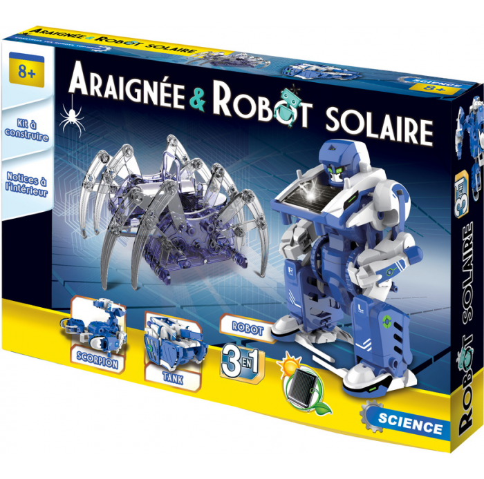 Robot et araignée solaire à construire