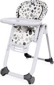 Chaise haute bébé Polly Progres5- Anthracite