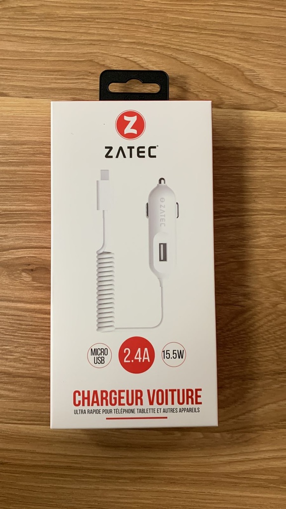 Chargeur Voiture 2,4A 15,5W