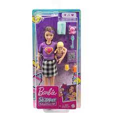 Poupée Skipper Baby-Sitter Avec Figurine Bébé