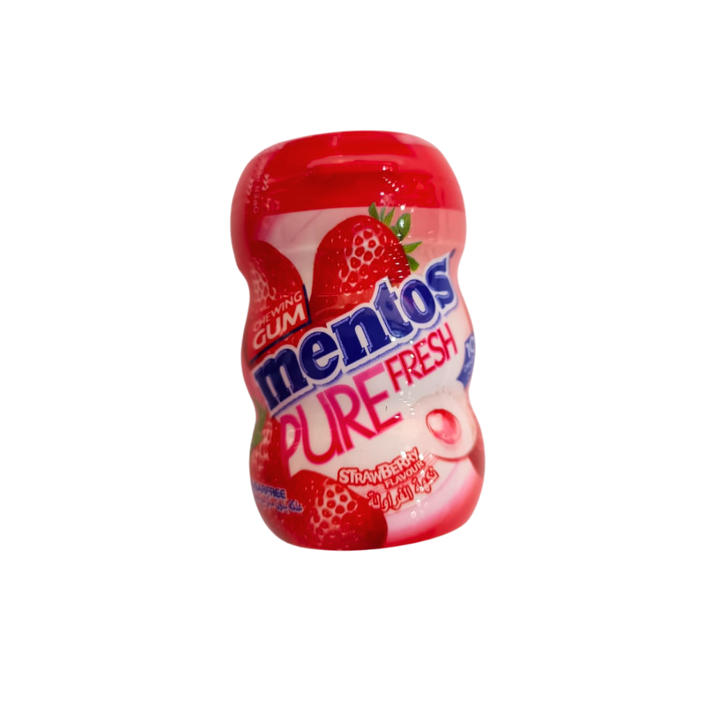 STRAWBERRY NANO BOTTLE PURE FRESH MENTOS  GUM SS