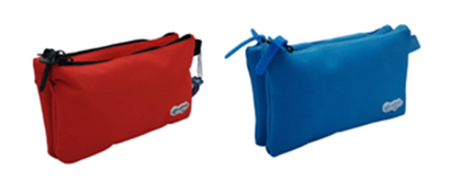 [MB-100] Trousse Géante 2Zip Tissu UNI 16Couleurs 