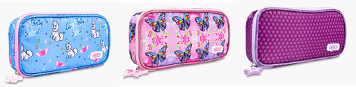 [PC23-2F] Trousse Rectangulaire 2ZIP + Eccusson Fille