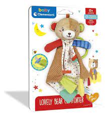 [17786] Hochet Lovely Bear Comforter