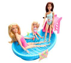 [HRJ74] BARBIE - Poupée Blonde Avec Piscine