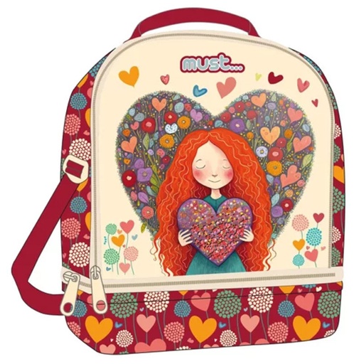 [585760] Sac gouter thermique Yummy red heart