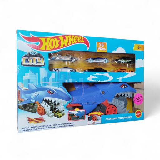 [AFH-012] Requin avec 6 mini voitures