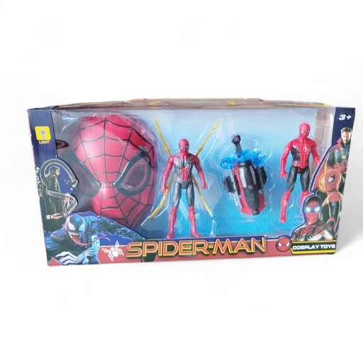 [0761-12] 2 Figurines Spider man + masque