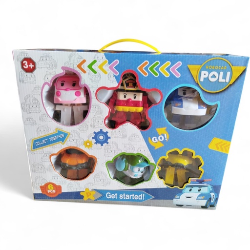 [LB-105] Poli Robocar 6 pcs