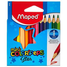 [MD13A832500] Crayons mini color'peps 11cm en Bte de 12 Maped