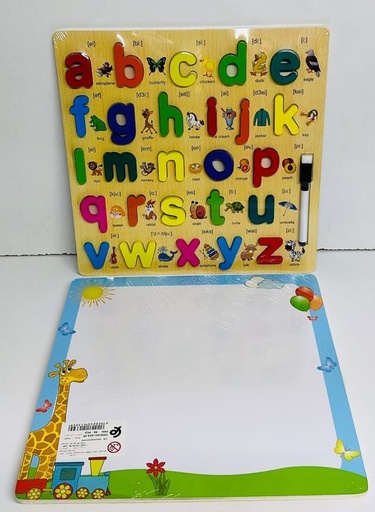 [413-39] Puzzle d'alphabet En Bois