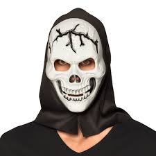 [72261] Masque Tête De Mort Avec Capuche
