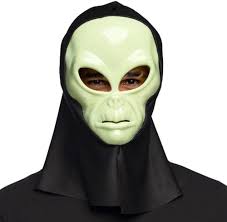 [72374] Masque Alien Avec Capuche