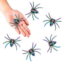 [73057] Set 6 Araignées Irise 7*5.5CM