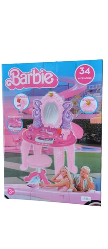 [383-082] Coiffeuse Barbie 34 Accessories