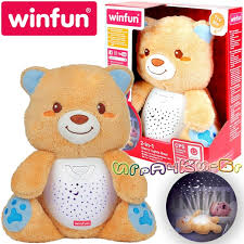 [WF-825] OURSON DOUX PROJECTEUR ET VEILLEUSE