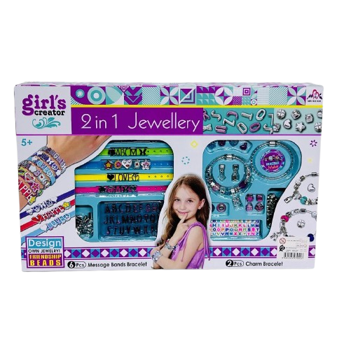 [MBK-339] 2 IN 1 Kit de fabrication de bracelets et de bijoux