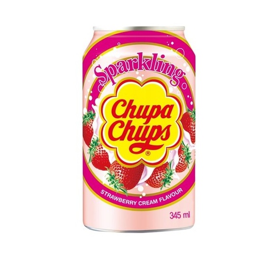 [8801069402451] Chupa Chups Strawberry & Cream Flavour