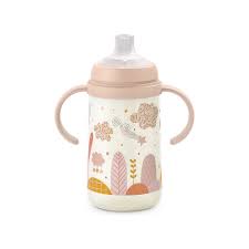 [300196] Biberon Walk in the Park Avec Anses 270 ml-rose