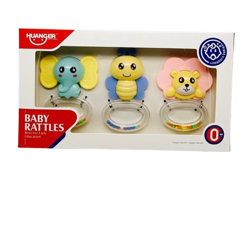 [HE0127] Pack 3 Hochets