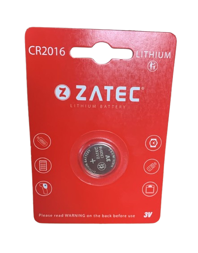 [9002121000007] Zatec Pile Bouton 3V CR2016