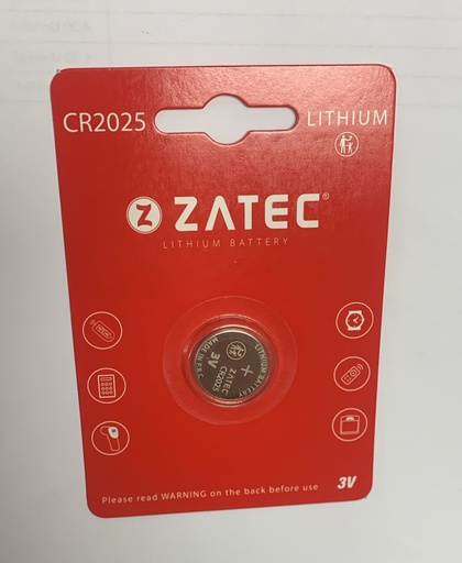 [9002122000006] Zatec Pile Bouton 3V CR2025