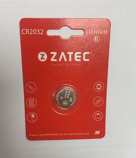 [9002123000005] Zatec Pile Bouton 3V CR2032